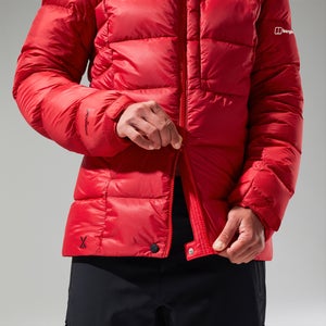 MTN Arete Ultra Down Hoodie für Damen - Rot