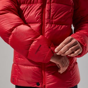 MTN Arete Ultra Down Hoodie für Damen - Rot