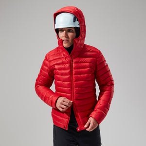 Women's MTN Seeker MW Down Hoody - Red