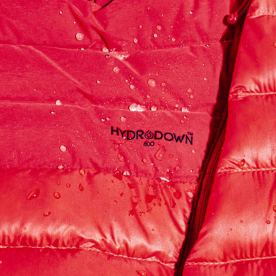 MTN Seeker MW Daunen Hoodie für Damen - Rot