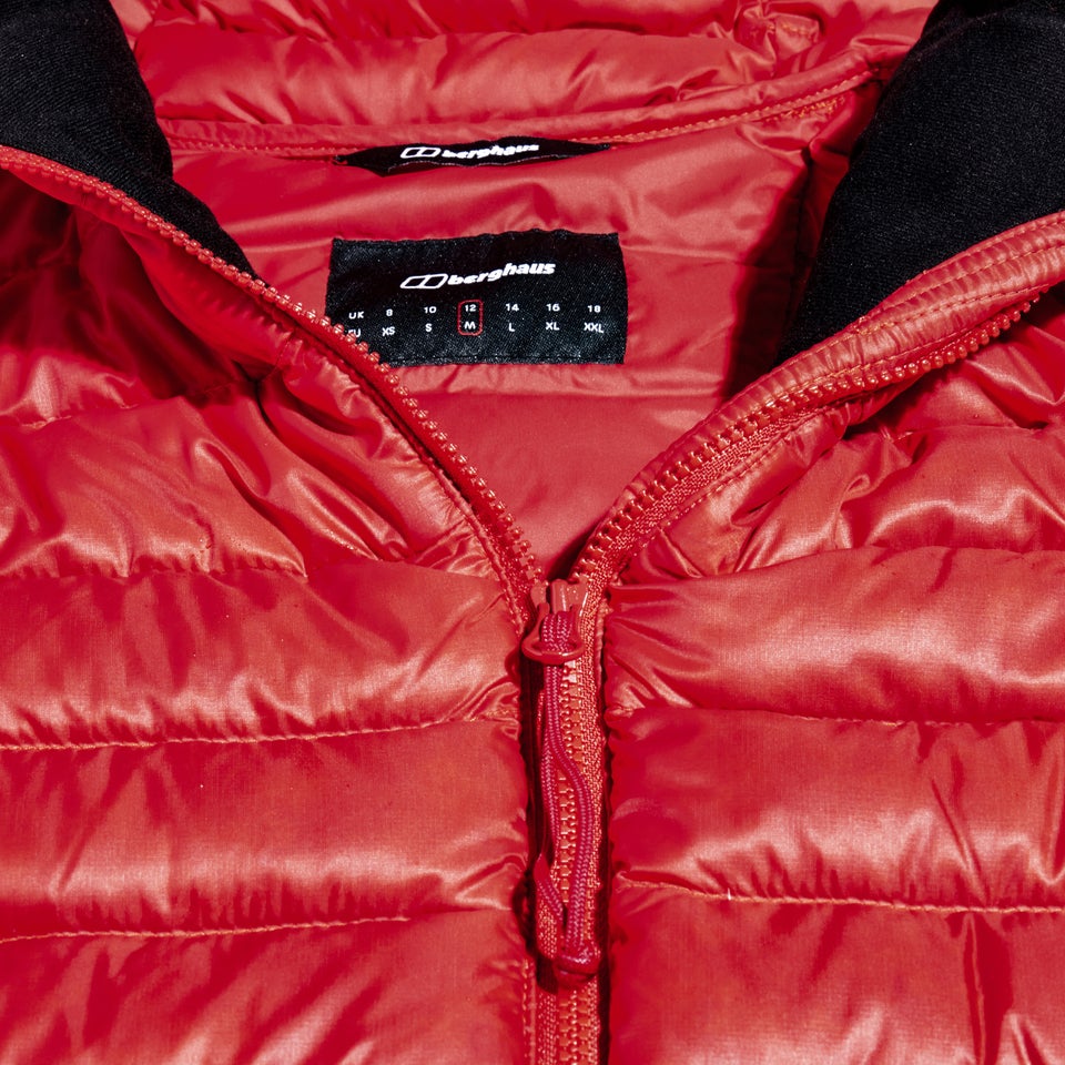 MTN Seeker MW Daunen Hoodie für Damen - Rot