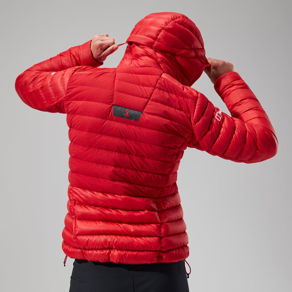 MTN Seeker MW Daunen Hoodie für Damen - Rot