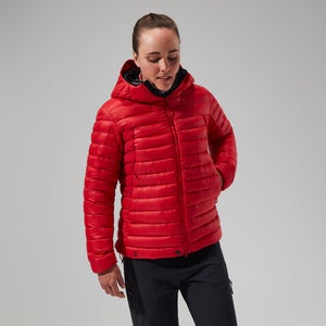 Women's MTN Seeker MW Down Hoody - Red