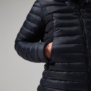 MTN Seeker MW Daunen Hoodie für Damen - Schwarz