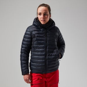 MTN Seeker MW Daunen Hoodie für Damen - Schwarz