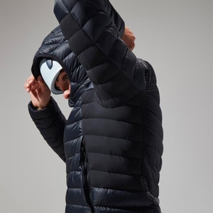 MTN Seeker MW Daunen Hoodie für Damen - Schwarz