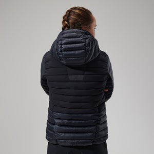 MTN Seeker MW Daunen Hoodie für Damen - Schwarz