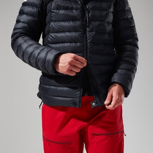 MTN Seeker MW Daunen Hoodie für Damen - Schwarz