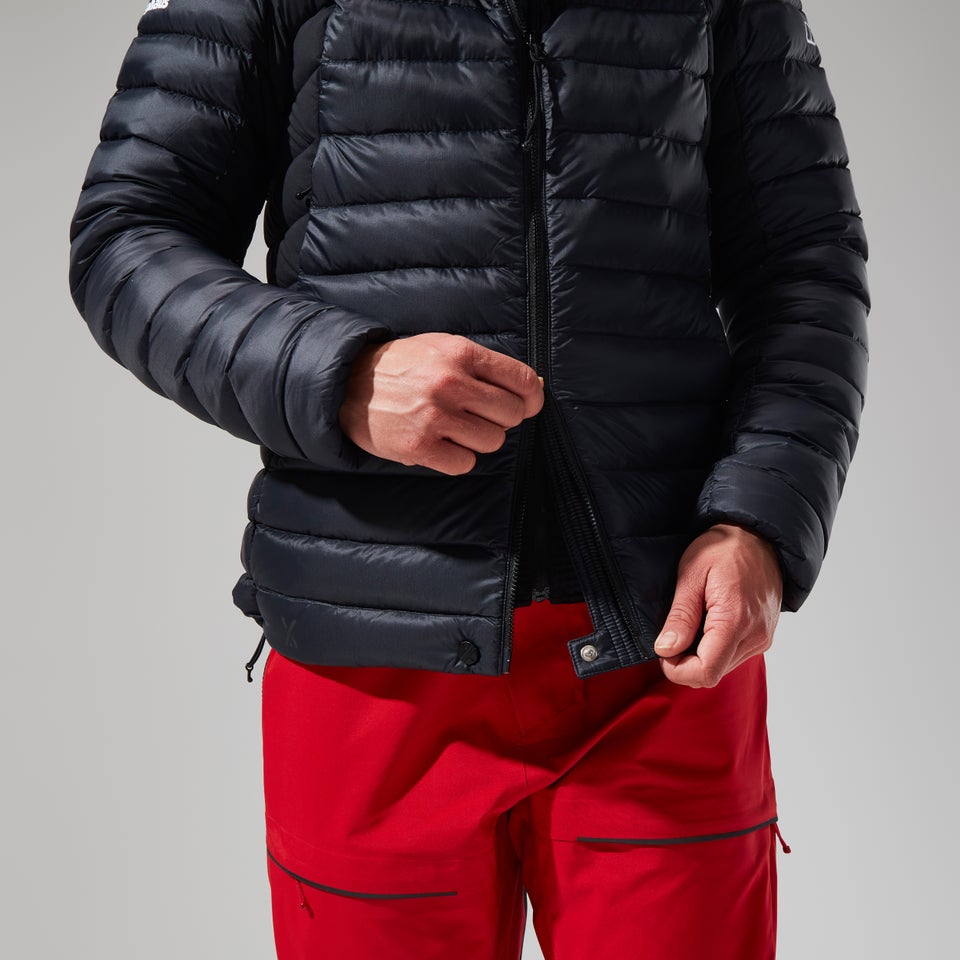 MTN Seeker MW Daunen Hoodie für Damen - Schwarz