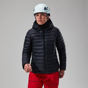 MTN Seeker MW Daunen Hoodie für Damen - Schwarz