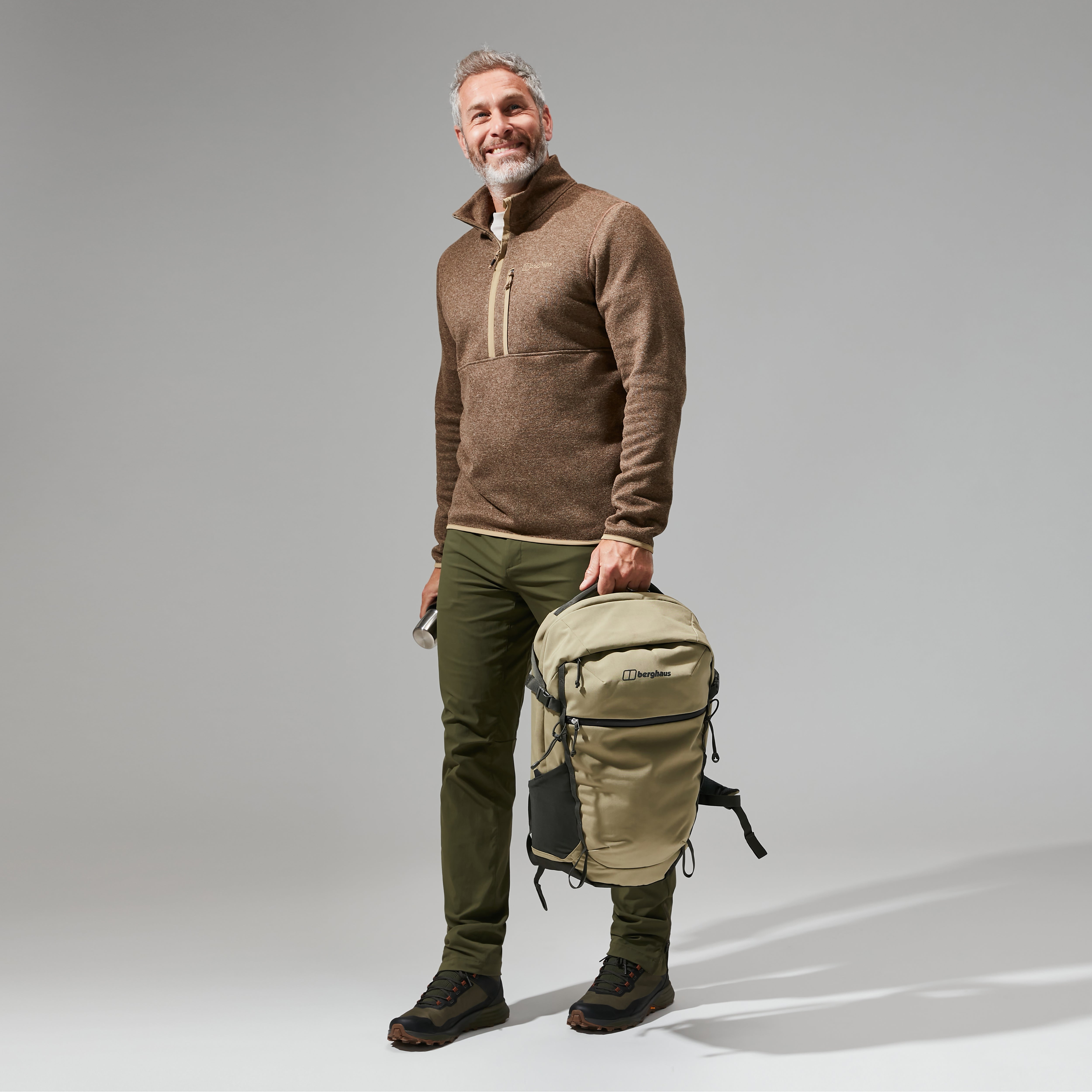 Men's Carnell Half Zip - Natural