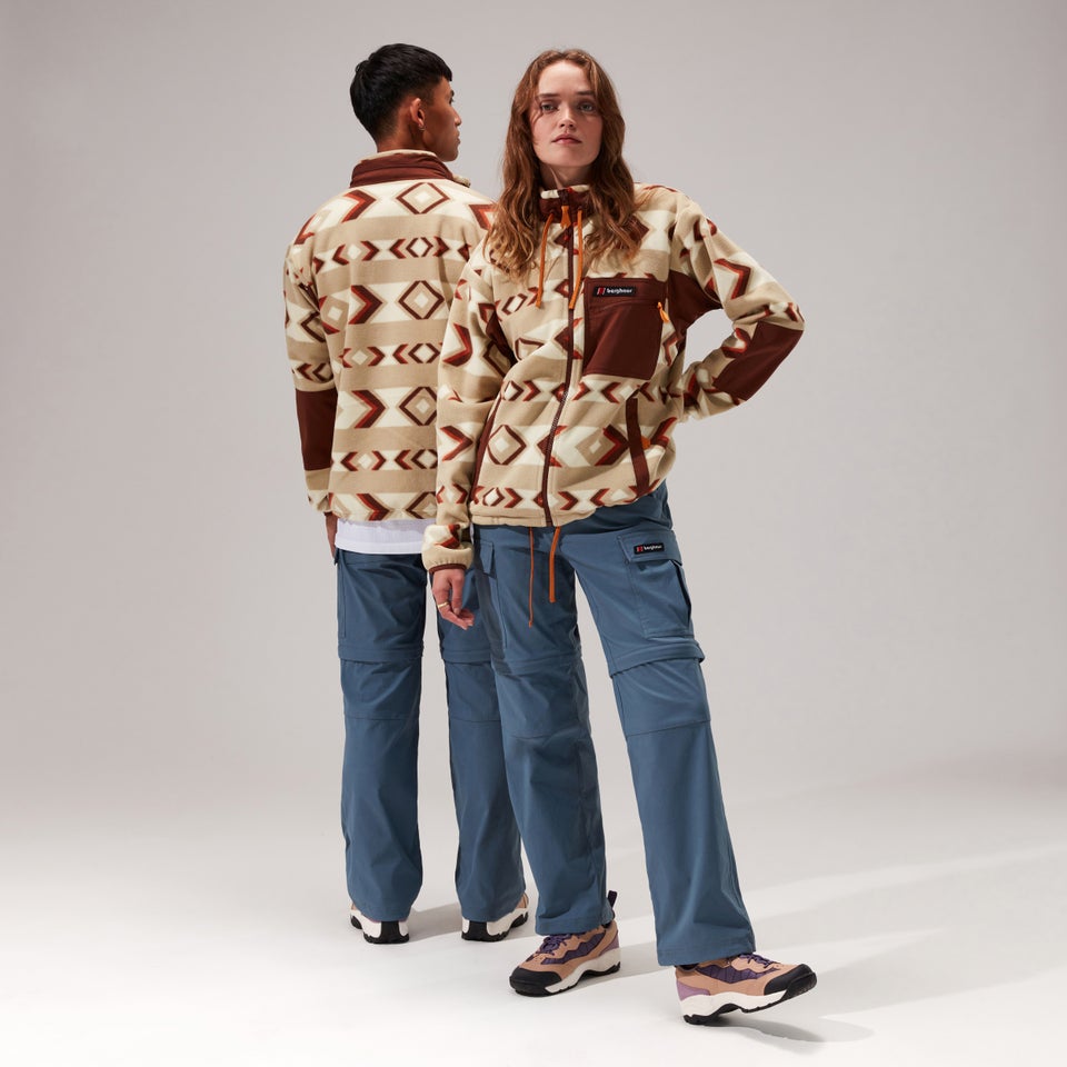 Unisex Ascent 91 Fleece Jacket - Natural/Brown