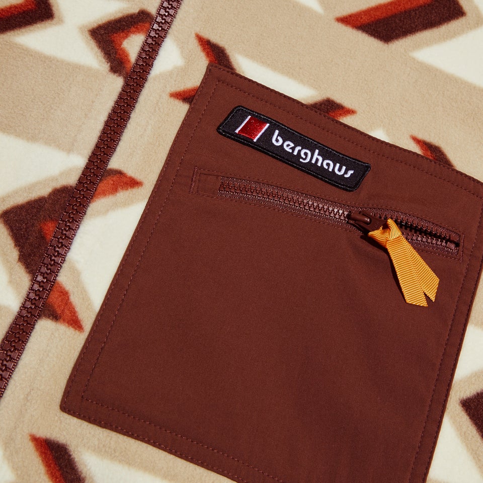 Unisex Ascent 91 Fleece Jacket - Natural/Brown