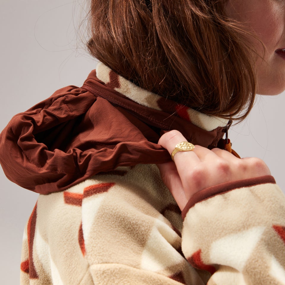 Unisex Ascent 91 Fleece Jacket - Natural/Brown