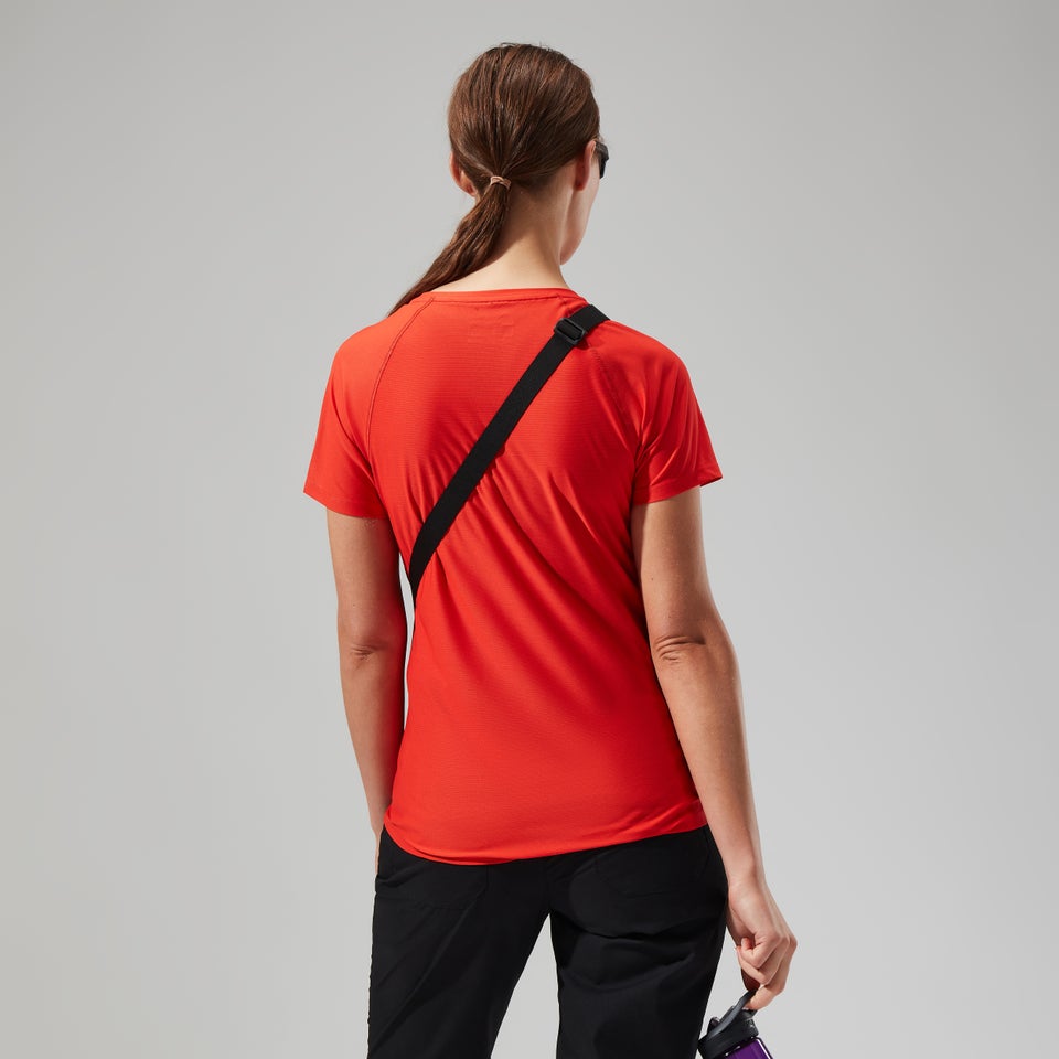 Women's 24/7 Tech Super Stretch Crew Tee - Orange