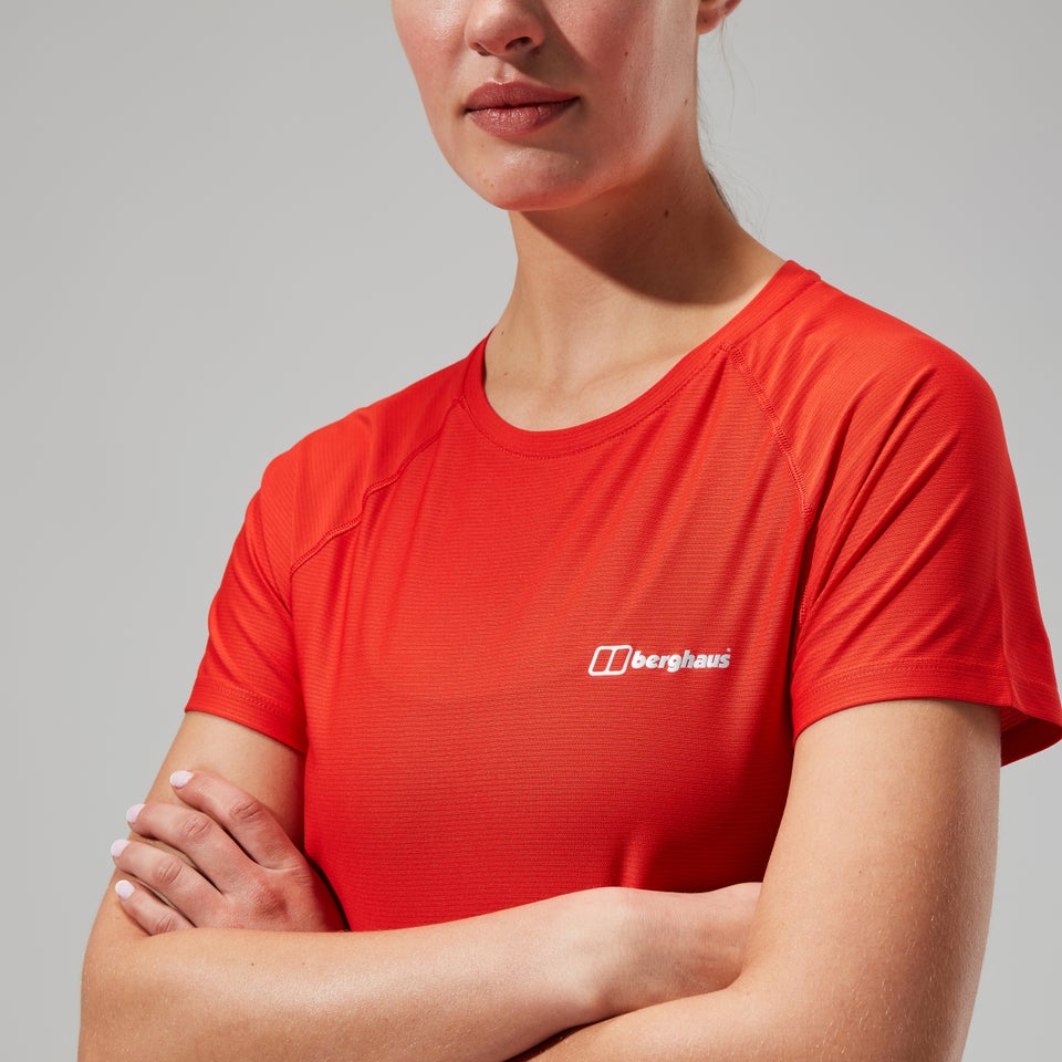 Women's 24/7 Tech Super Stretch Crew Tee - Orange