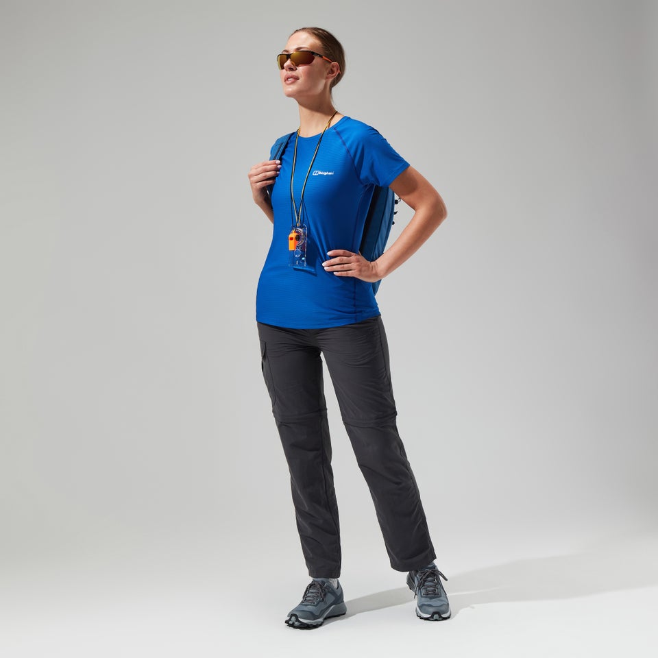 Women's 24/7 Tech Super Stretch Crew Tee - Blue
