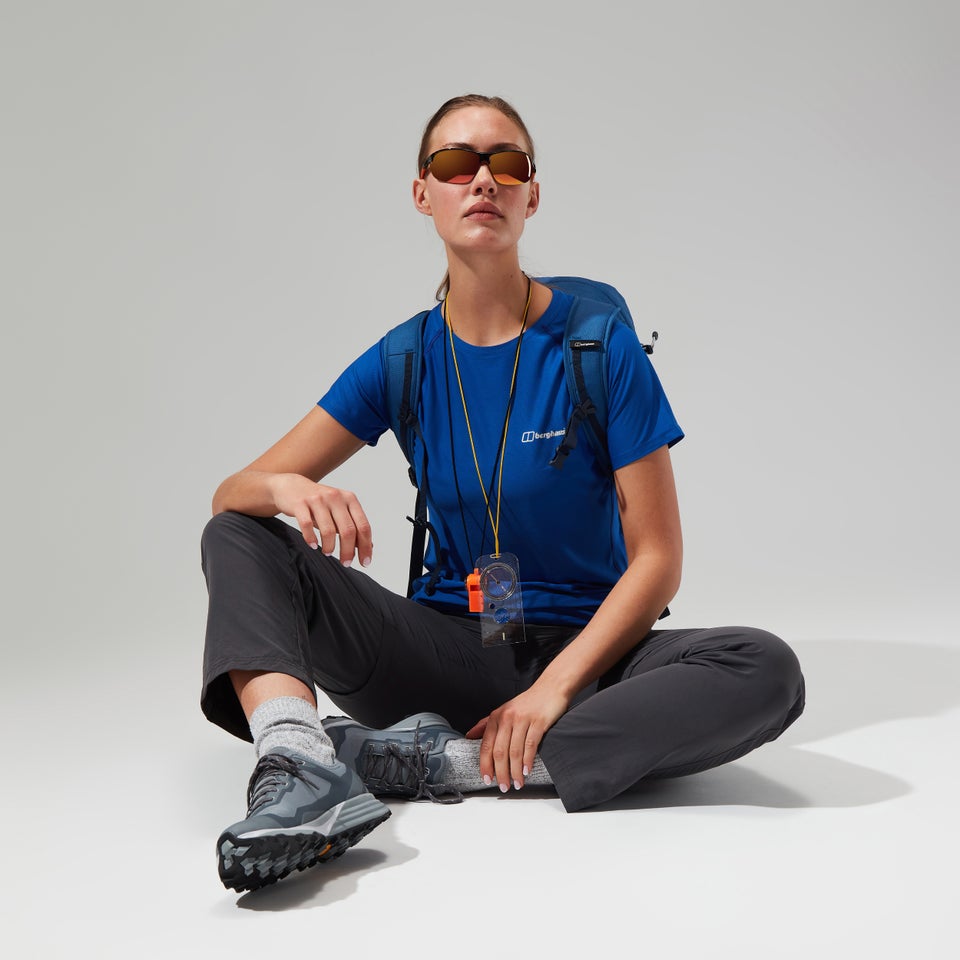 Women's 24/7 Tech Super Stretch Crew Tee - Blue