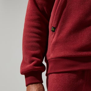 Men's Prism Polartec Hooded Jacket - Dark Red