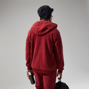 Men's Prism Polartec Hooded Jacket - Dark Red