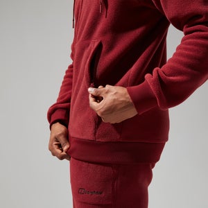 Men's Prism Polartec Hooded Jacket - Dark Red