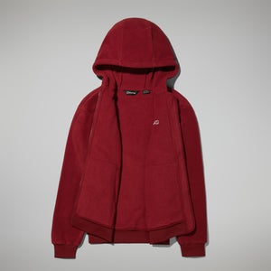 Men's Prism Polartec Hooded Jacket - Dark Red