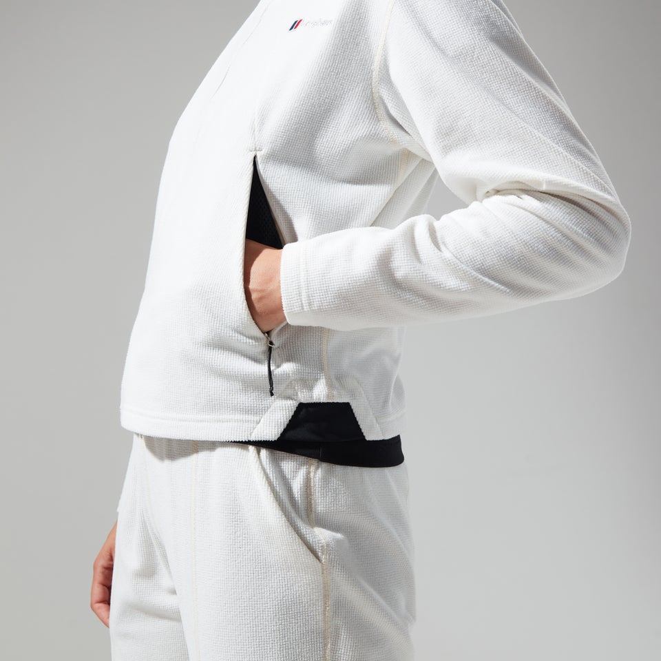 Women's Belleview Fleece Hooded Jacket - Natural