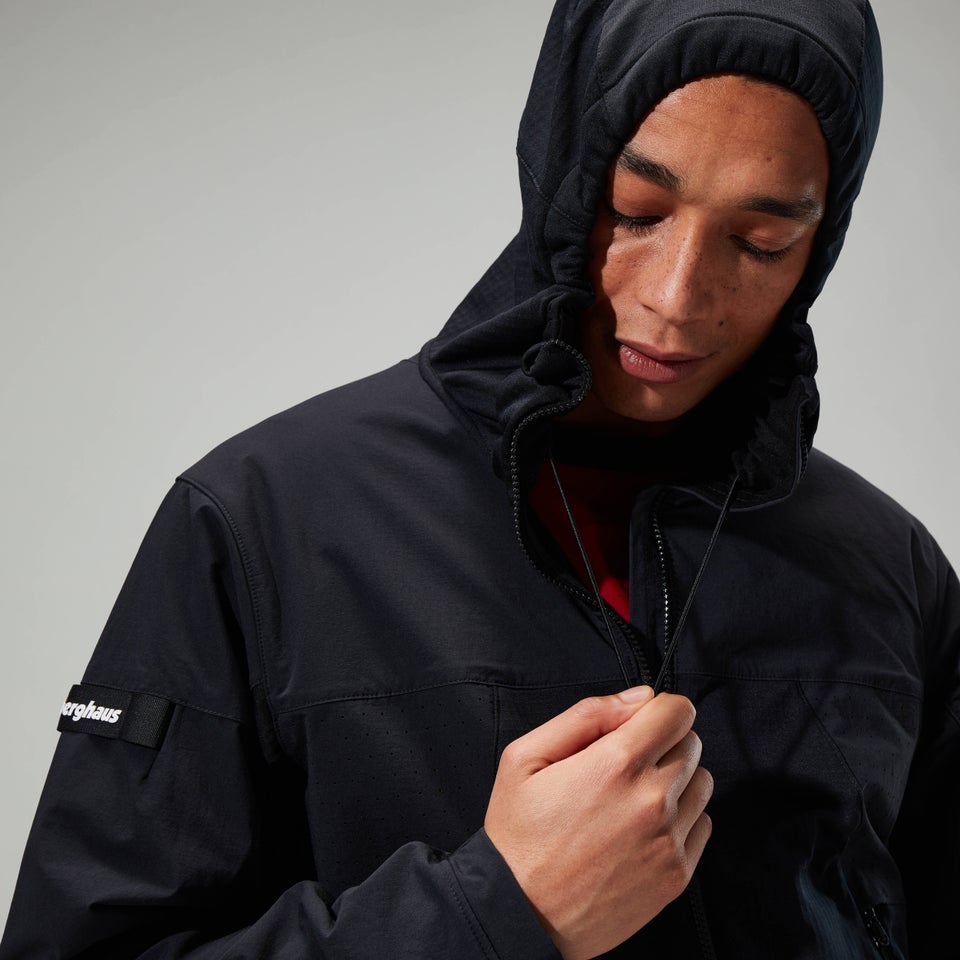 Benwell Hooded Jacken für Herren - Schwarz