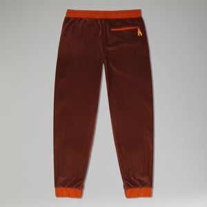 Unisex Oversized Fleece Pant - Dark Brown/Brown