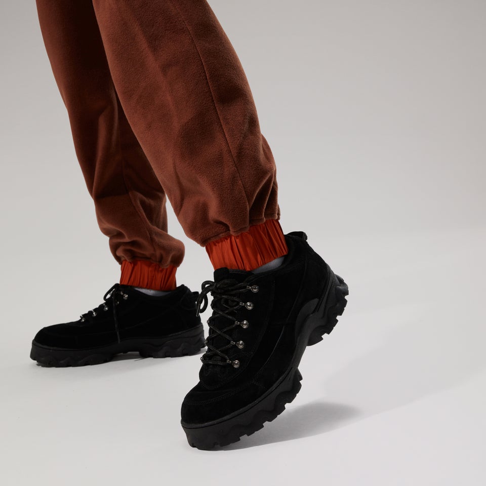 Unisex Oversized Fleece Pant - Dark Brown/Brown