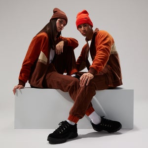 Unisex Oversized Fleece Pant - Dark Brown/Brown