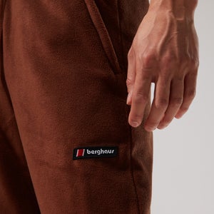 Unisex Oversized Fleece Pant - Dark Brown/Brown