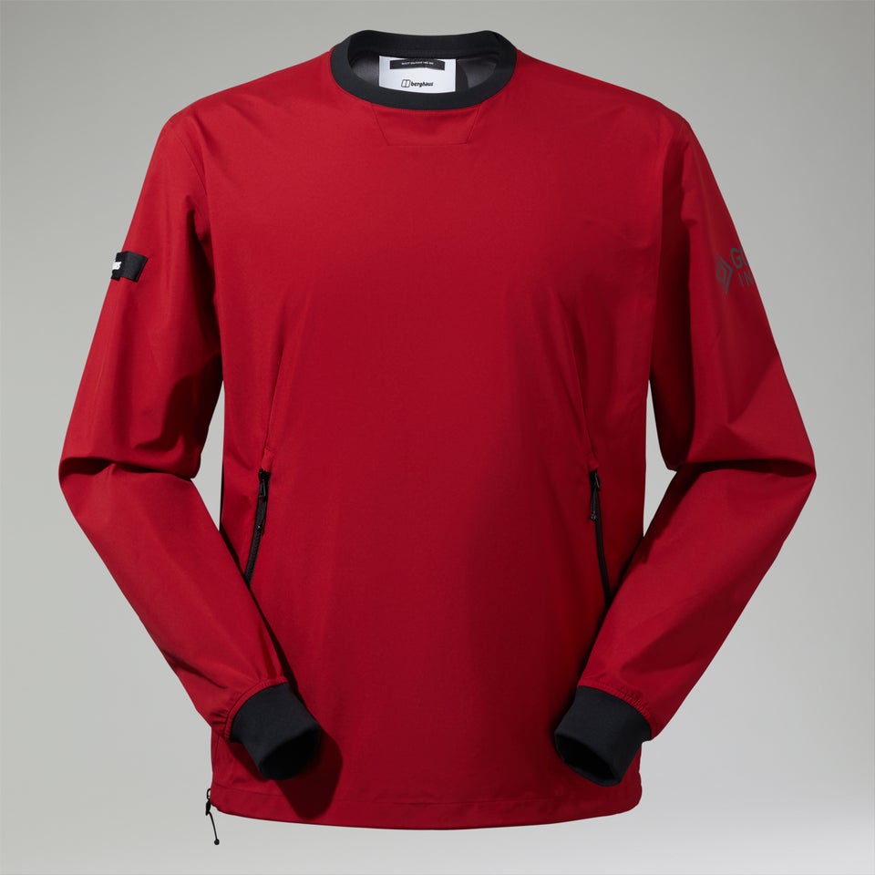Men's Fenham Gore-Tex Softshell Crew - Dark red