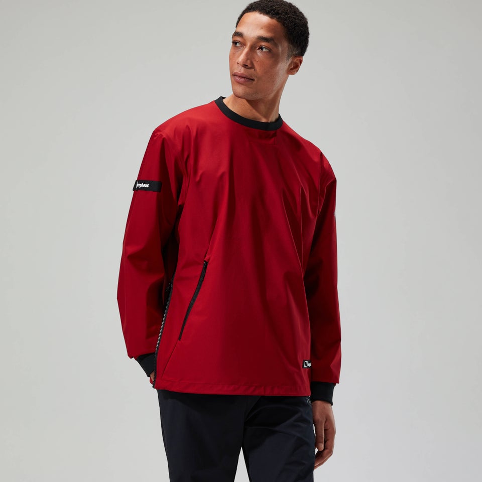 Men's Fenham Gore-Tex Softshell Crew - Dark red