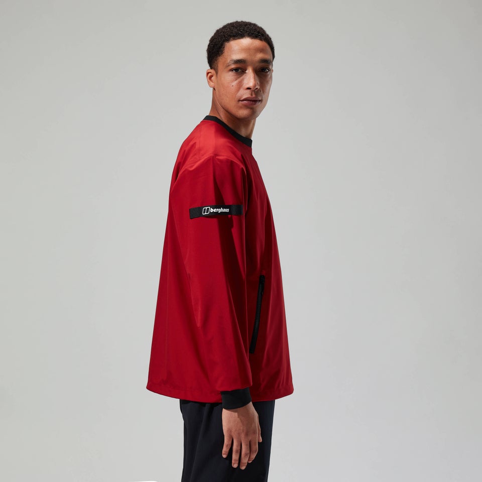 Men's Fenham Gore-Tex Softshell Crew - Dark red