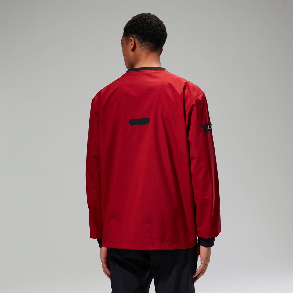 Men's Fenham Gore-Tex Softshell Crew - Dark red