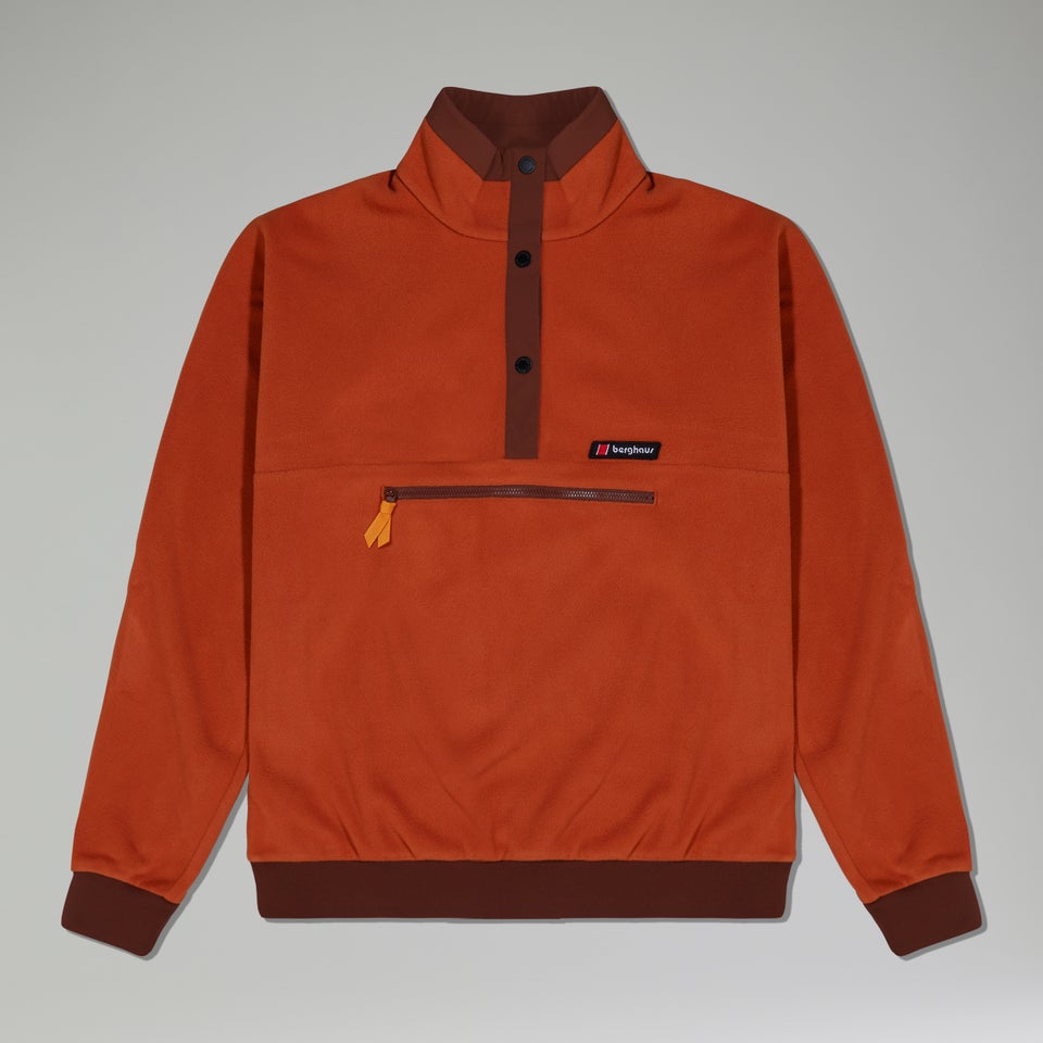 Unisex Polarplus Crew Fleece - Brown/Dark Brown