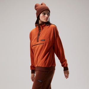 Unisex Polarplus Crew Fleece - Brown/Dark Brown