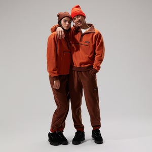 Unisex Polarplus Crew Fleece - Brown/Dark Brown