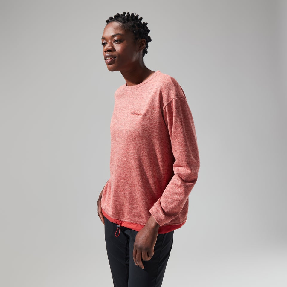 Wynlass Pullover für Damen - Rosa/Rot