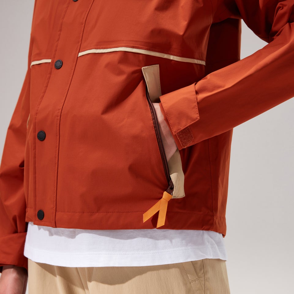 Women's Mayeurvate Waterproof Jacket - Brown/Dark brown