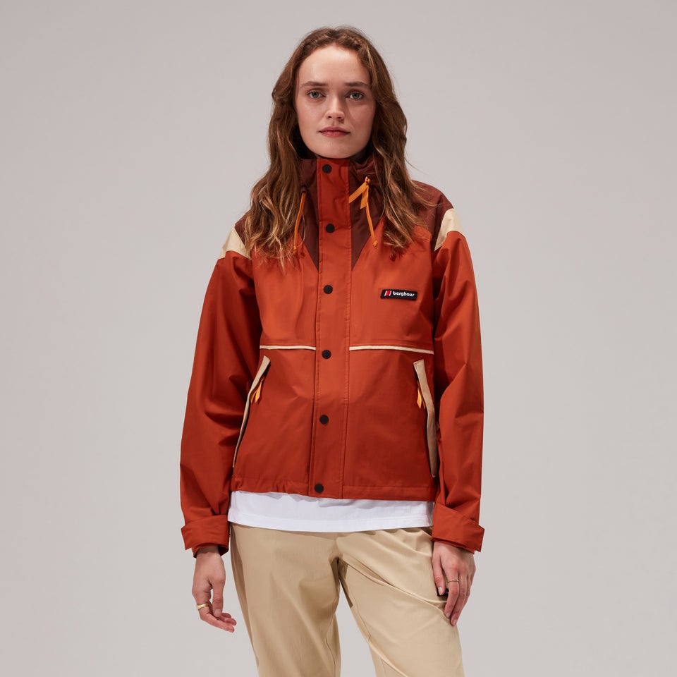 Women's Mayeurvate Waterproof Jacket - Brown/Dark brown