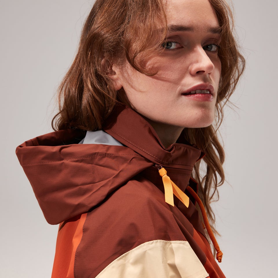 Women's Mayeurvate Waterproof Jacket - Brown/Dark brown