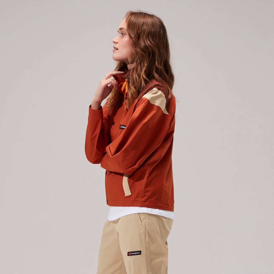 Women's Mayeurvate Waterproof Jacket - Brown/Dark brown