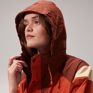 Women's Mayeurvate Waterproof Jacket - Brown/Dark brown