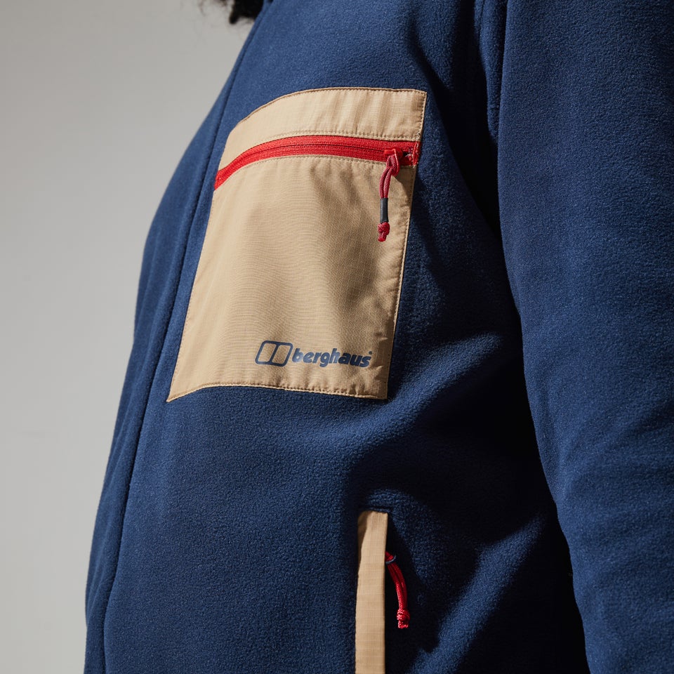 Men's Aslam Micro Jacket - Dark Blue/Natural