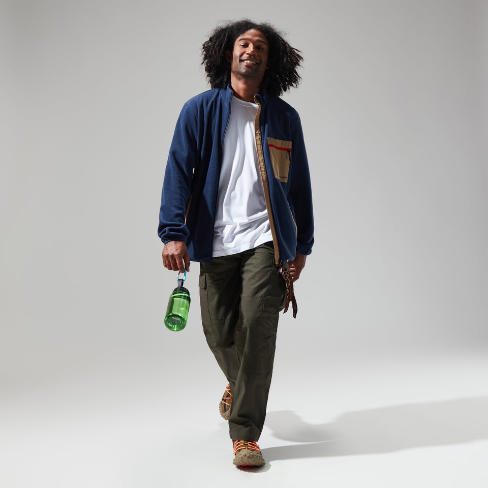 Men's Aslam Micro Jacket - Dark Blue/Natural