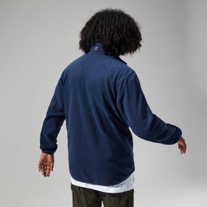 Aslam Micro Fleece für Herren - Dunkelblau/Naturfarben