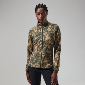 Women's Navala Full Zip Fleece - Green/Dark Green