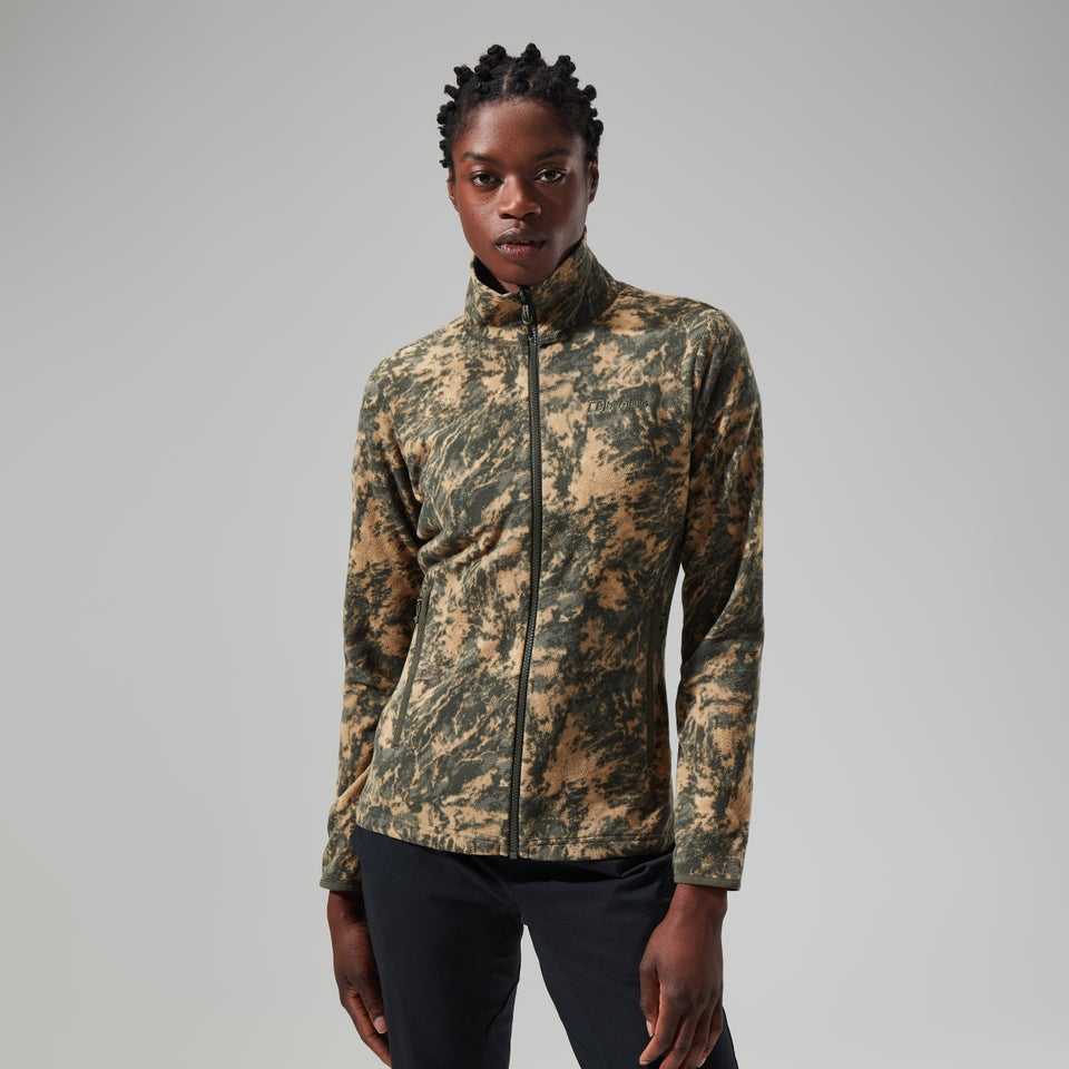 Women's Navala Full Zip Fleece - Green/Dark Green